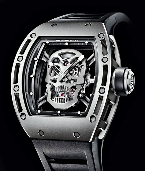 richard mille rm002|rm 052 skull review.